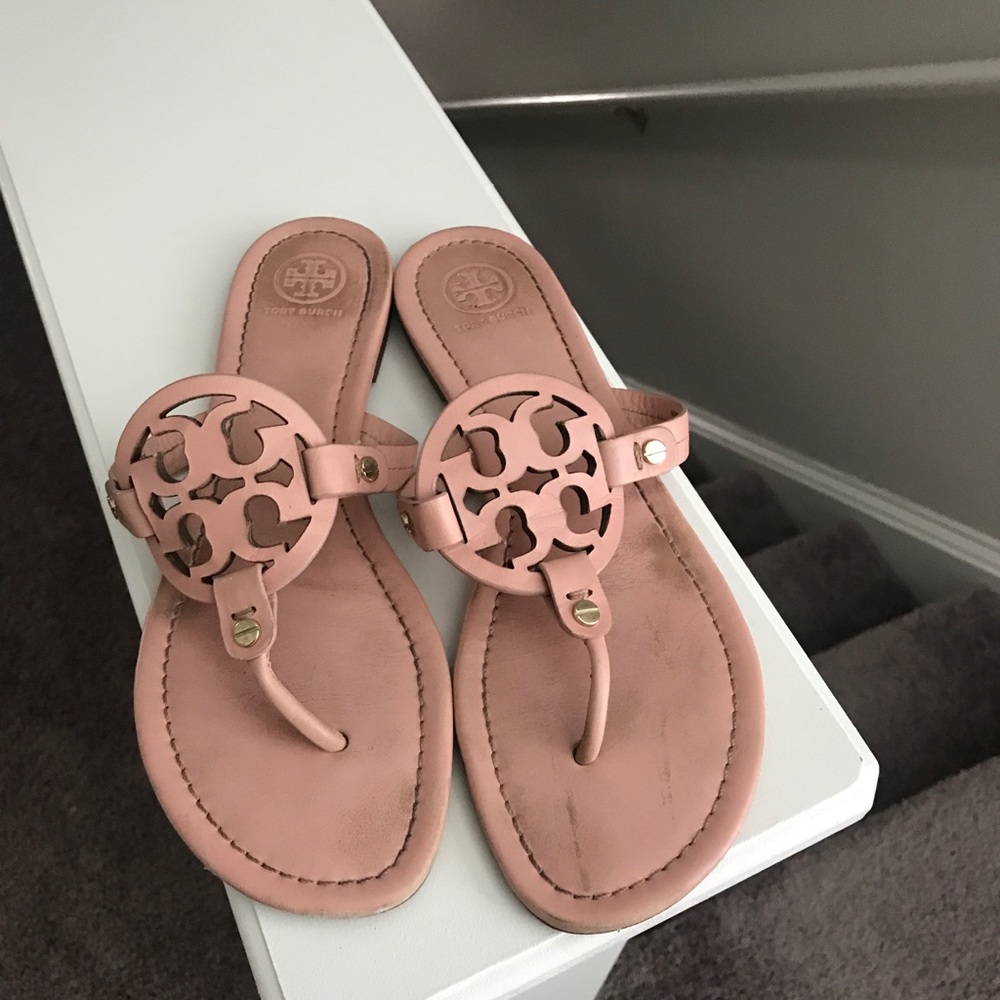 Clay pink Tory Burch Miller Sandal  size 8